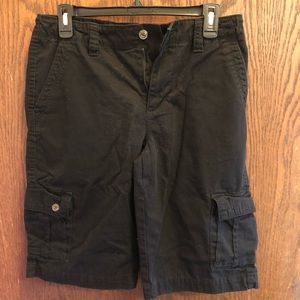 Black Cargo Shorts (adjustable waist)
